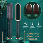 2 in 1 Hair Straightener Brush