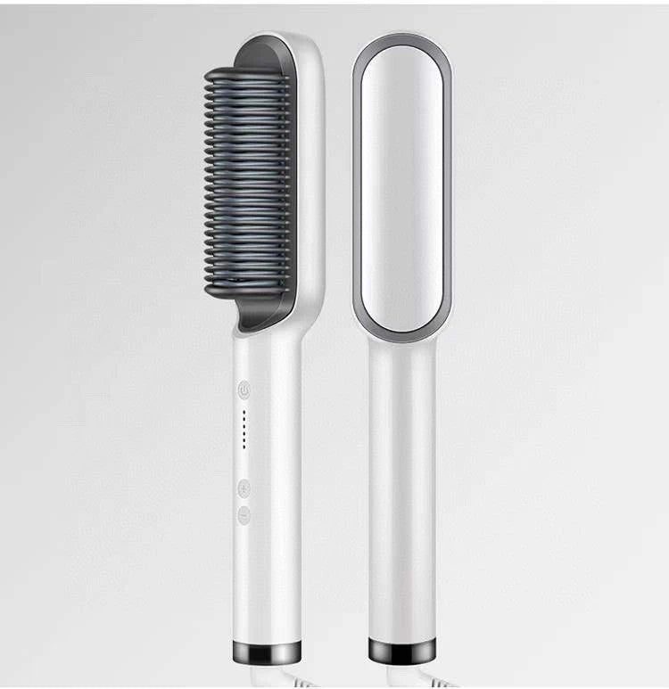 2 in 1 Hair Straightener Brush