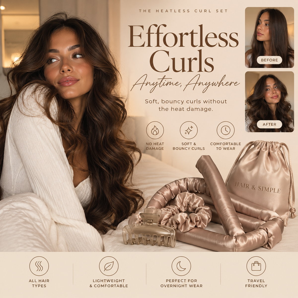 The Heatless Curl Set