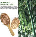 5 Pcs Bamboo Hair Brush Set