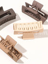 7 Piece Square Claw Clips