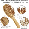 5 Pcs Bamboo Hair Brush Set