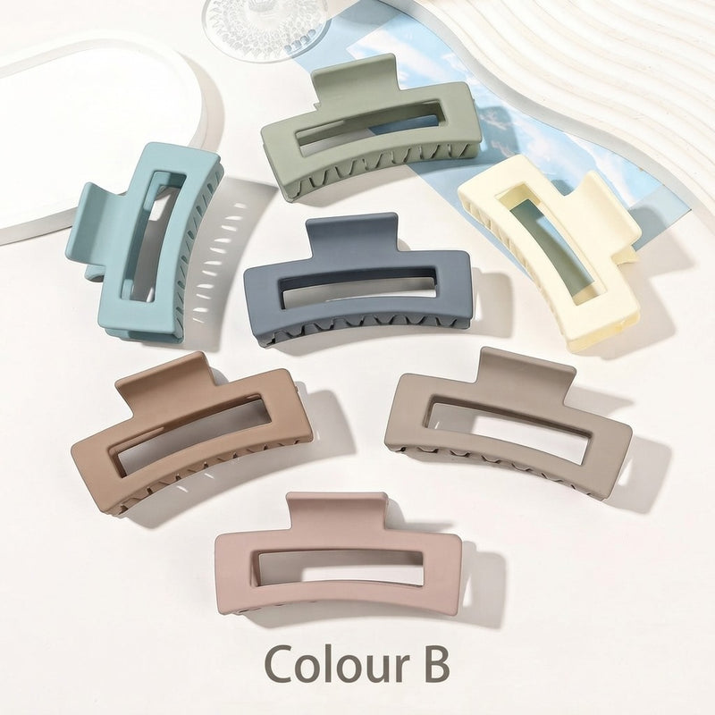 7 Piece Square Claw Clips